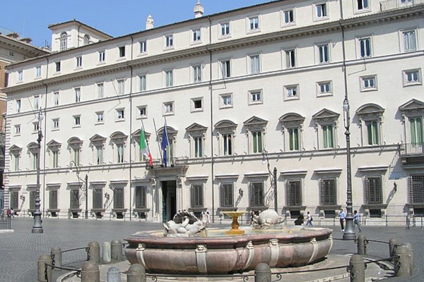Palazzo Chigi, Roma.