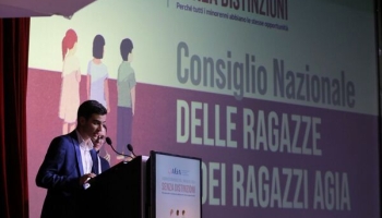 I rappresentanti del Consiglio nazionale delle ragazze e dei ragazzi